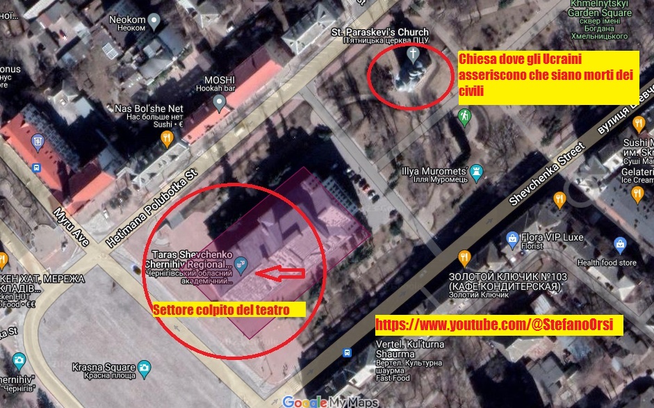 sitodi Chernigov dove è arrivato il missile Iskander